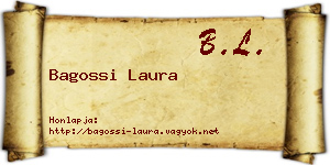 Bagossi Laura névjegykártya